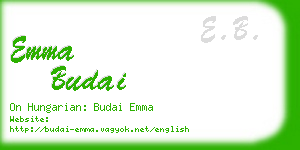 emma budai business card